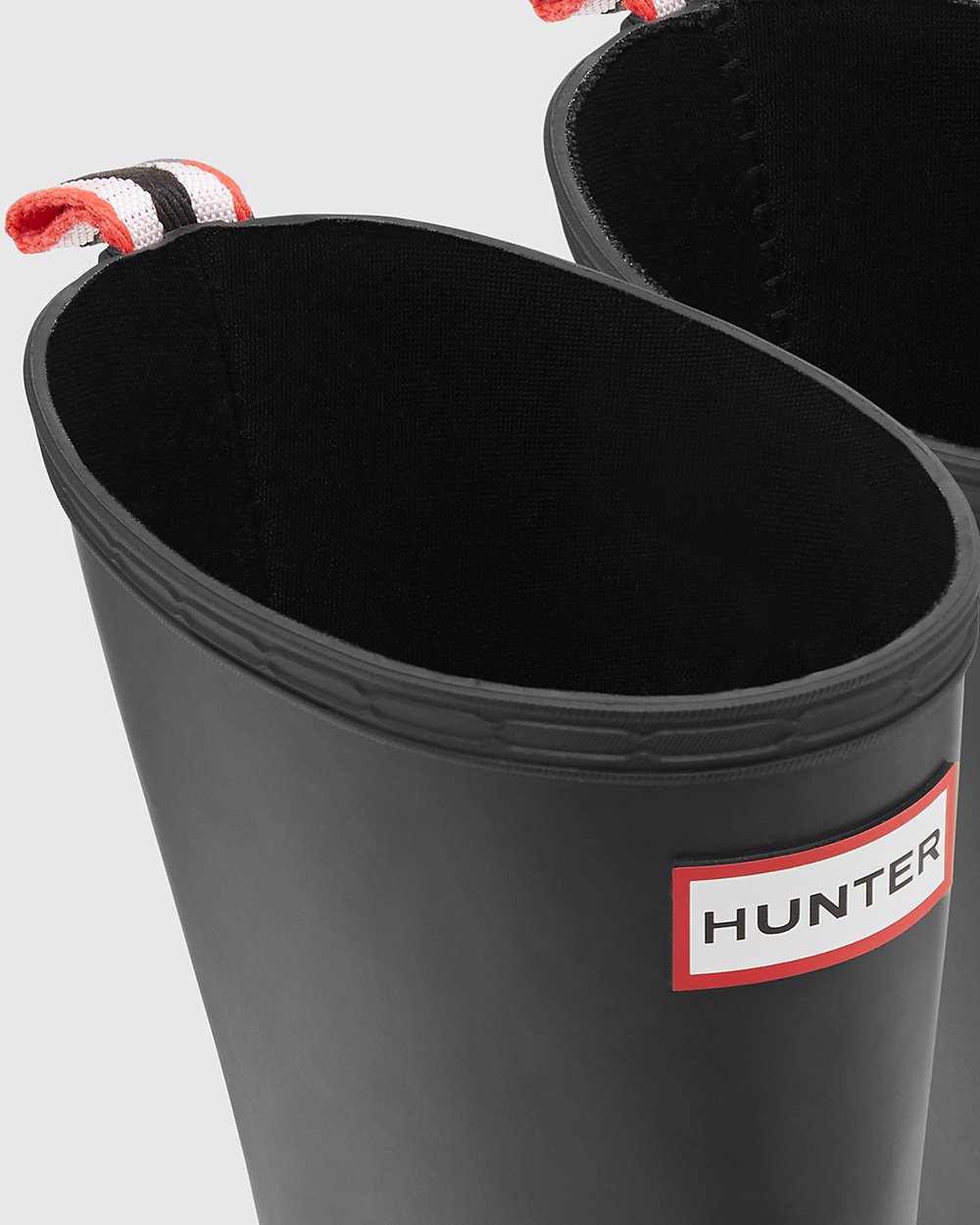 Hunter Original Mid-Height Rain Play Boots - Cheap Online Mens Black - BIJEWS629